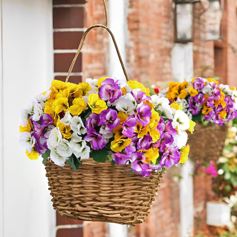 12 paquets de fleurs artificielles pour l'extérieur