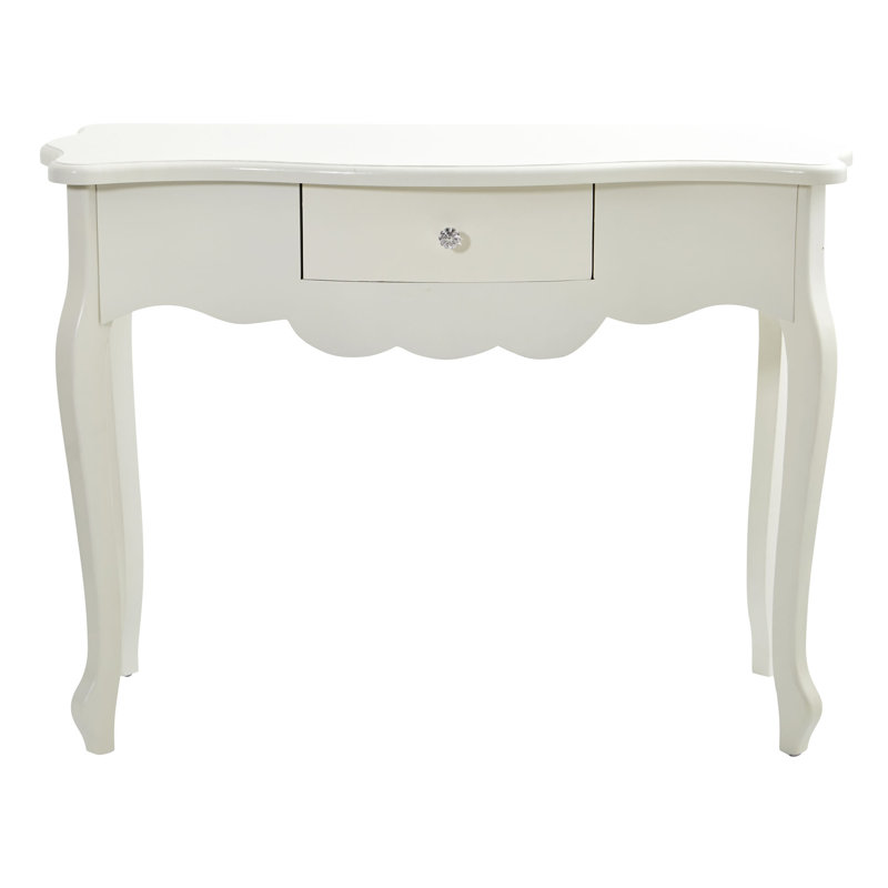 45'' Solid Wood Top Console Table
