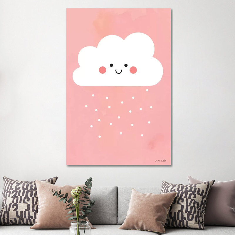 Happy Cloud I by Ann Kelle - Wrapped Canvas Print, 152.5 cm H x 101.5 cm W