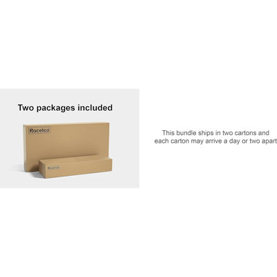  Convertisseur de bureau debout à hauteur réglable blanc 46 po avec support pour écran double et plateau pour clavier profond