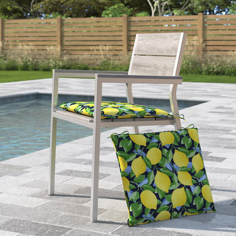 Outdoor 2'' Dining Chair Chair Pad, 2" H x 19" W x 16" D