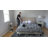 Yeleini Modern Horizontal Panel Upholstered Low Profile  Full Size Platform Bed  with Tufted Headboard-852734838-852734836