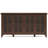 Artisan 66"W Solid Wood 4-Shelf Storage Cabinet with Tempered Glass Doors and Adjustable Shelves-610587433