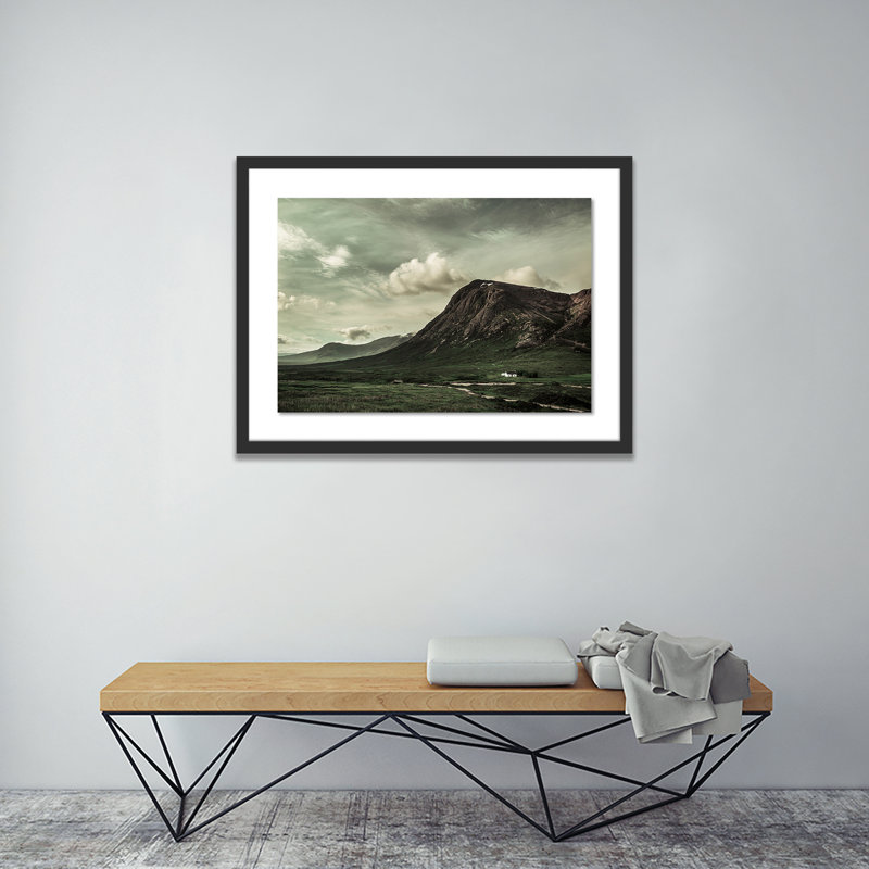 Scotland I Print by Joe Mania, Black, 44" H x 60" W x 2.5" D