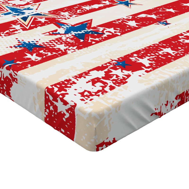Microfiber Striped Fitted Sheet, Full Fitted Sheet