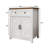Farmhouse Sideboard Buffet With Barn Door And Drawer, Rustic Coffee Bar Cabinet With Storage For Kitchen, Living Room And Entryway-1271839094