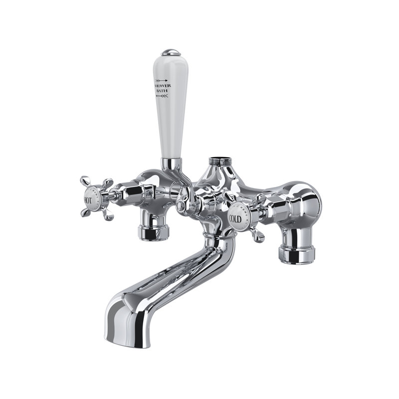 Edwardian™ Deck Mounted Tub Spout, Polished Chrome