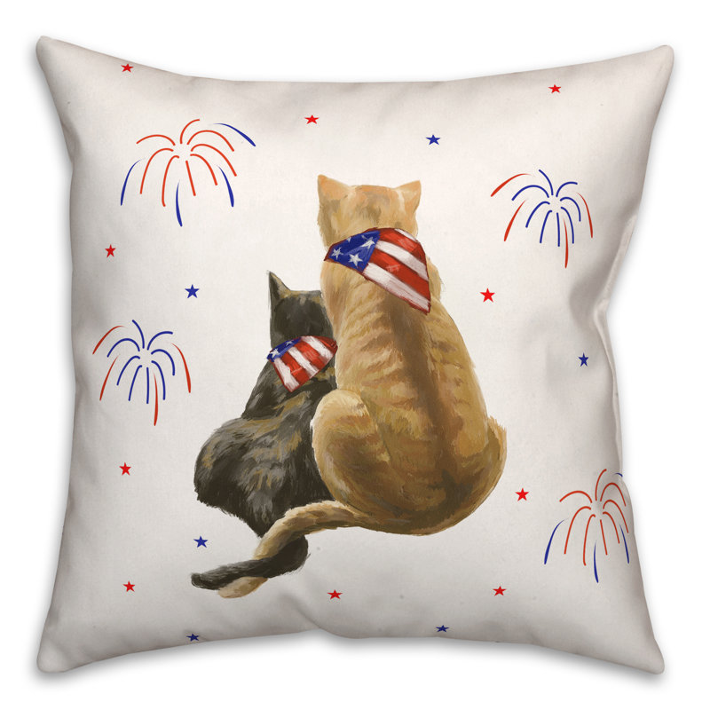 Reversible Throw Pillow, 16" x 16"
