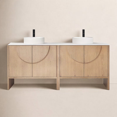 Arno 72" Cedar Double Bathroom Vanity
