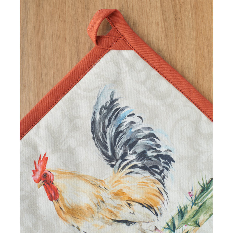 Maison D' Hermine Campagne Cotton Potholder Set