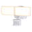 2 - Head LED Hardwired Dusk to Dawn Outdoor Security Area Light with Motion Sensor-82819009