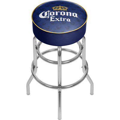 Corona Vintage Swivel Upholstered Counter Stool