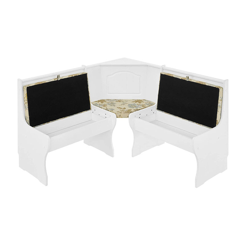 3 - Person Solid Wood Solid Wood Top Trestle Dining Set