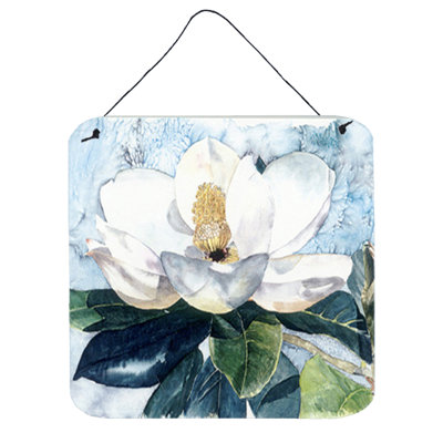 Magnolia fleur, reproduction d’art sur plaque