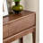 35.43" Walnut colour Rectangular Solid Wood Console Table-107242390