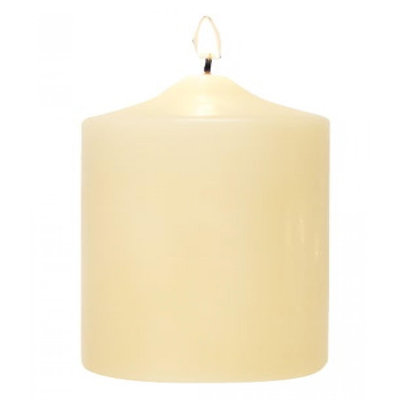 Unscented Pillar Candle