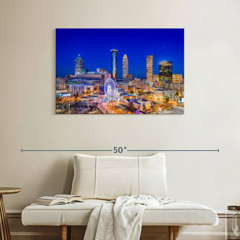 Kavia Spectacular Atlanta Night, H 26 po x l 39 po