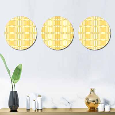 Abstract Wall Decor on Metal