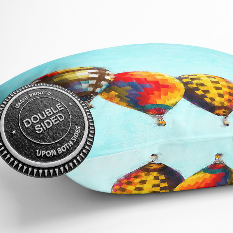 Square Throw Cushion, 40cm H x 40cm W x 15cm D