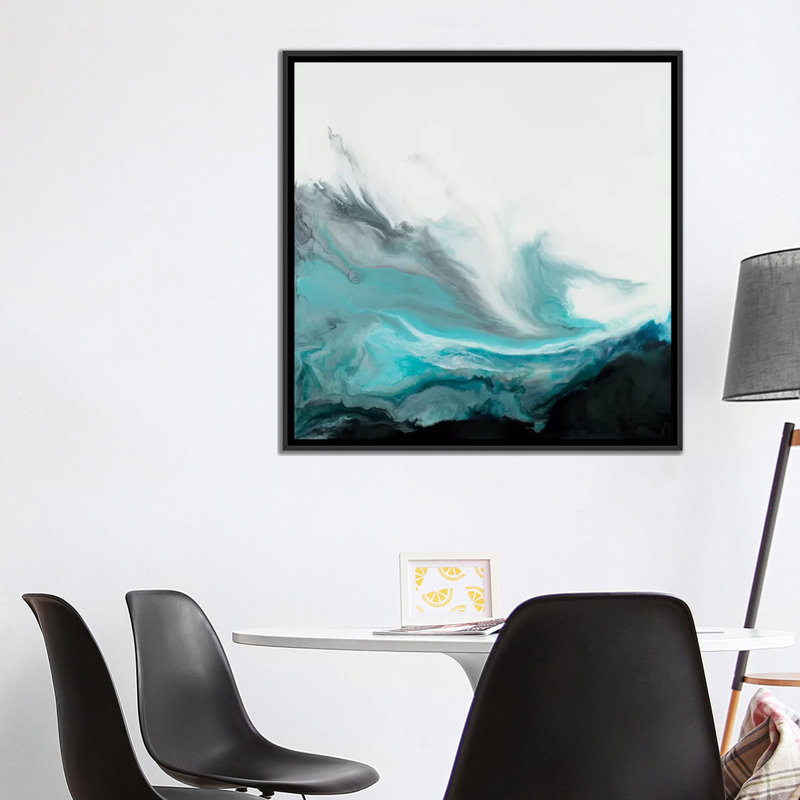 « apmode », reproduction d’impression sur toile, H 18 po x l 18 po x P 1,5 po, Toile avec cadre flottant noir, Pas de tapis