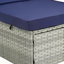 Fauteuil d'extérieur en rotin PE-1108114367