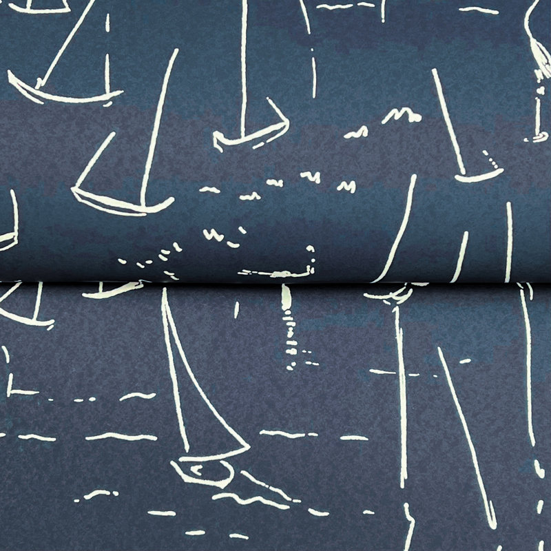 Papier peint Vermillion Coast, Bleu