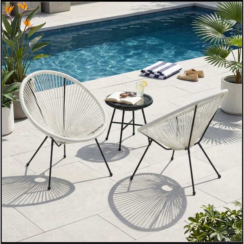 Chaise Anson (ensemble de 2) - Blanc