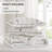 Soft Microfiber Bedding Sets, Full Queen Bow Embroidered Modern Home