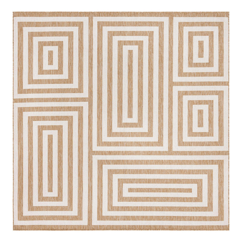 Forte Hower Rug, Carré 7 pi 10 po