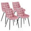 Griggs 49cm H Velvet Upholstered Side Chair-2054612486