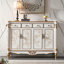 Banc de rangement blanc en bois manufacturé
