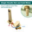 Robinet de salle de bain mural Topcraft-123398887