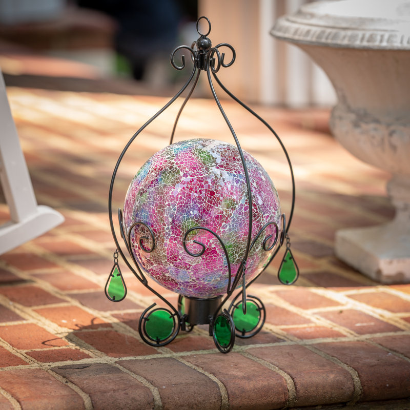 Saarim Metal Abstract & Geometric Gazing Ball