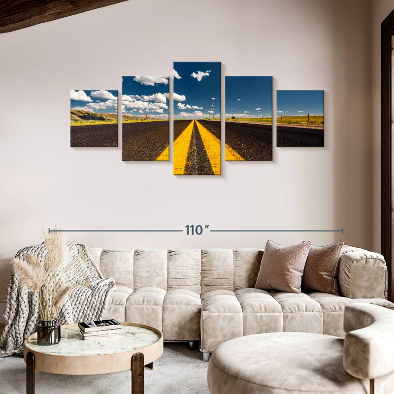 Wyoming Highway, 42" H x 92" W