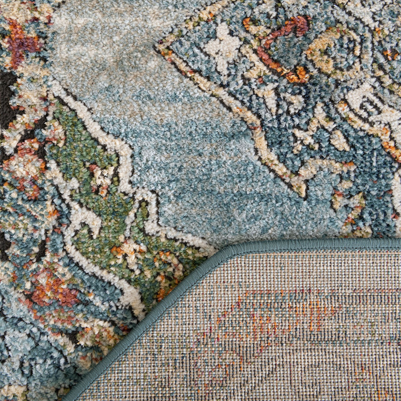 Charian Oriental Indoor Rug, Octagon 5' x 5'