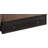 Burlington Padded Twin Storage Bed, Black-621644162-621644161