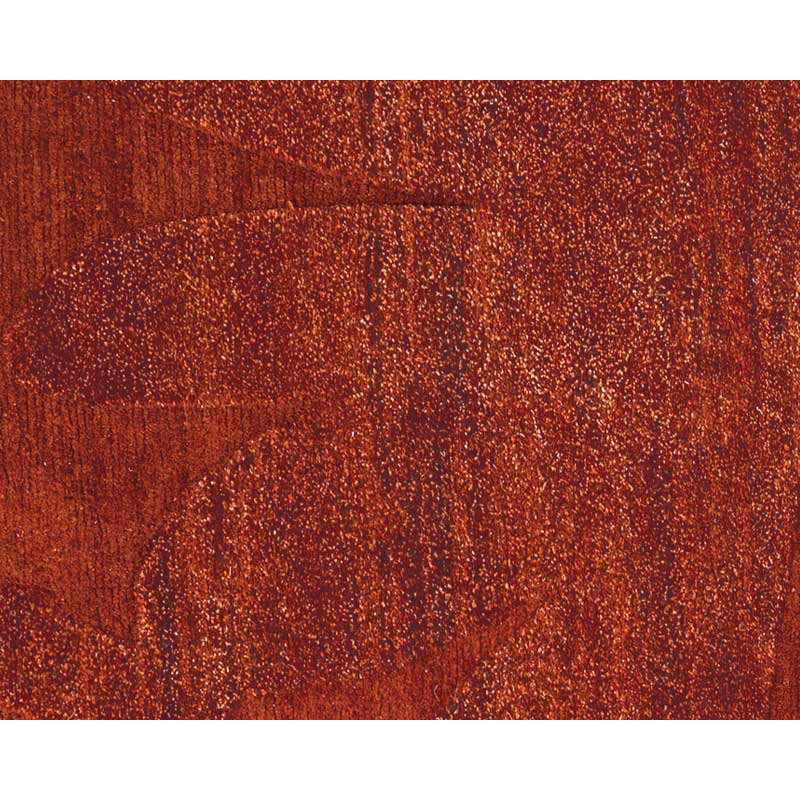 Paradise Floral Area Rug in Orange/Red, Rectangle 8' x 10'