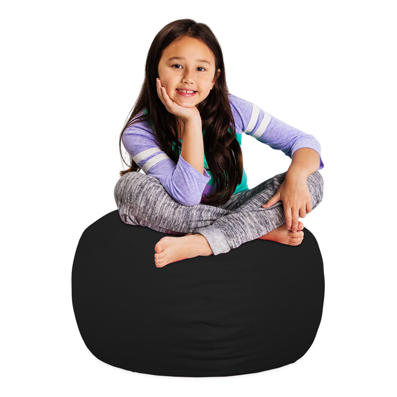 Housse pour fauteuil à billes Kids, Moyen - 27 po, Noir uni