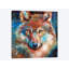 «Timber Wolf Abstract», reproduction sur toile-72223956-72223957-32900076