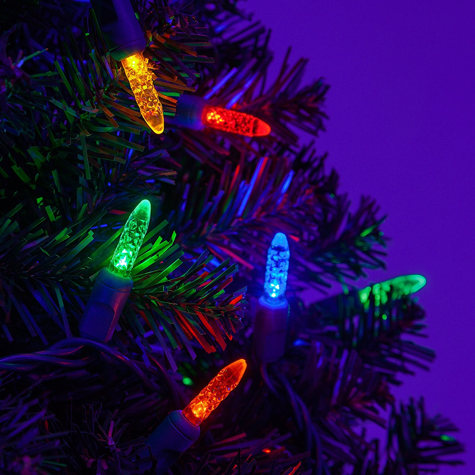 24' 70-Light LED Christmas String Lights, Multicolor 1