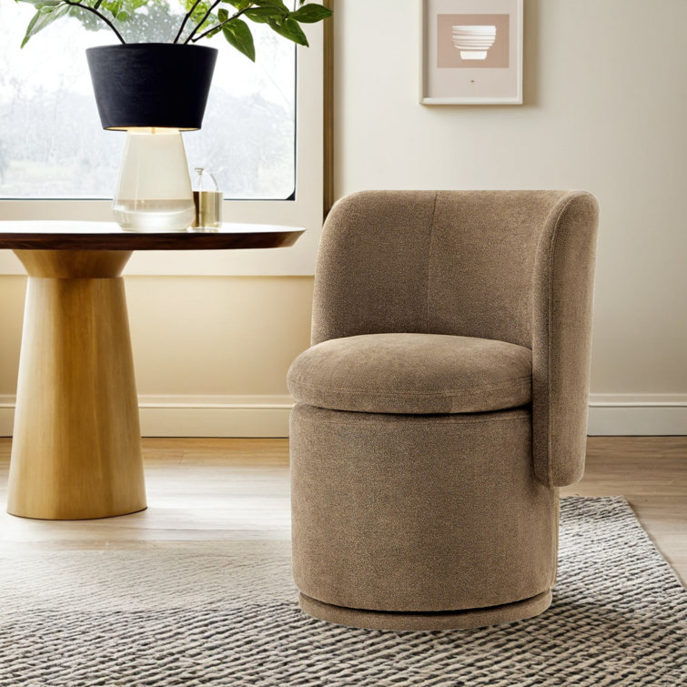 Adrielle Swivel Upholstered Barrel Chair