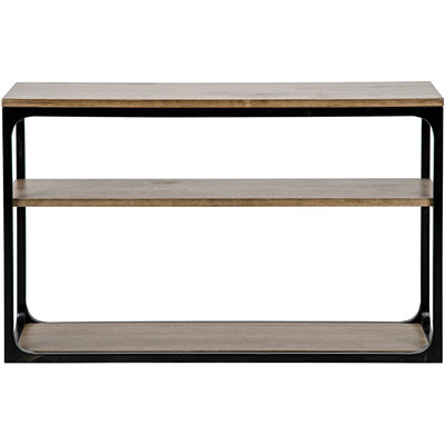 Novie 46'' Solid Wood Top Console Table