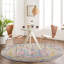 Traditional Rug, Abstract Floral Stain Resistant Easy to Clean Rug For Living Room, Dining Room, Bedroom-2014137628