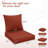 22"W X 24"D Outdoor Deep Seat Cushion Set Outdoor Seat/Back Cushion-982000935