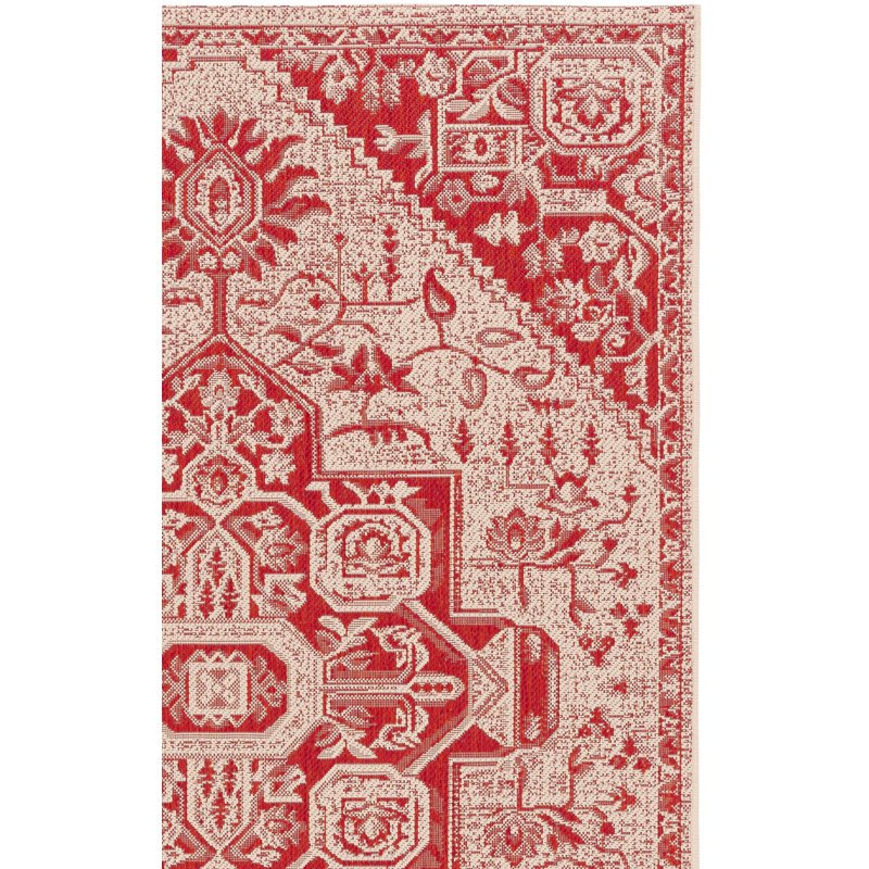 Donivin Beach House Performance Oriental Indoor/Outdoor Area Rug, Rectangle 2'2" X 4'