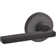 Square Privacy Door Lever with Contemporary Round Rose