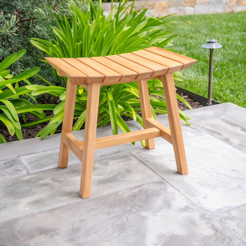 Marveline 19 W Teak Shower Stool