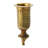 Hand-Forged Hammered Metal Taper, Antique Brass Finish Candle Holder