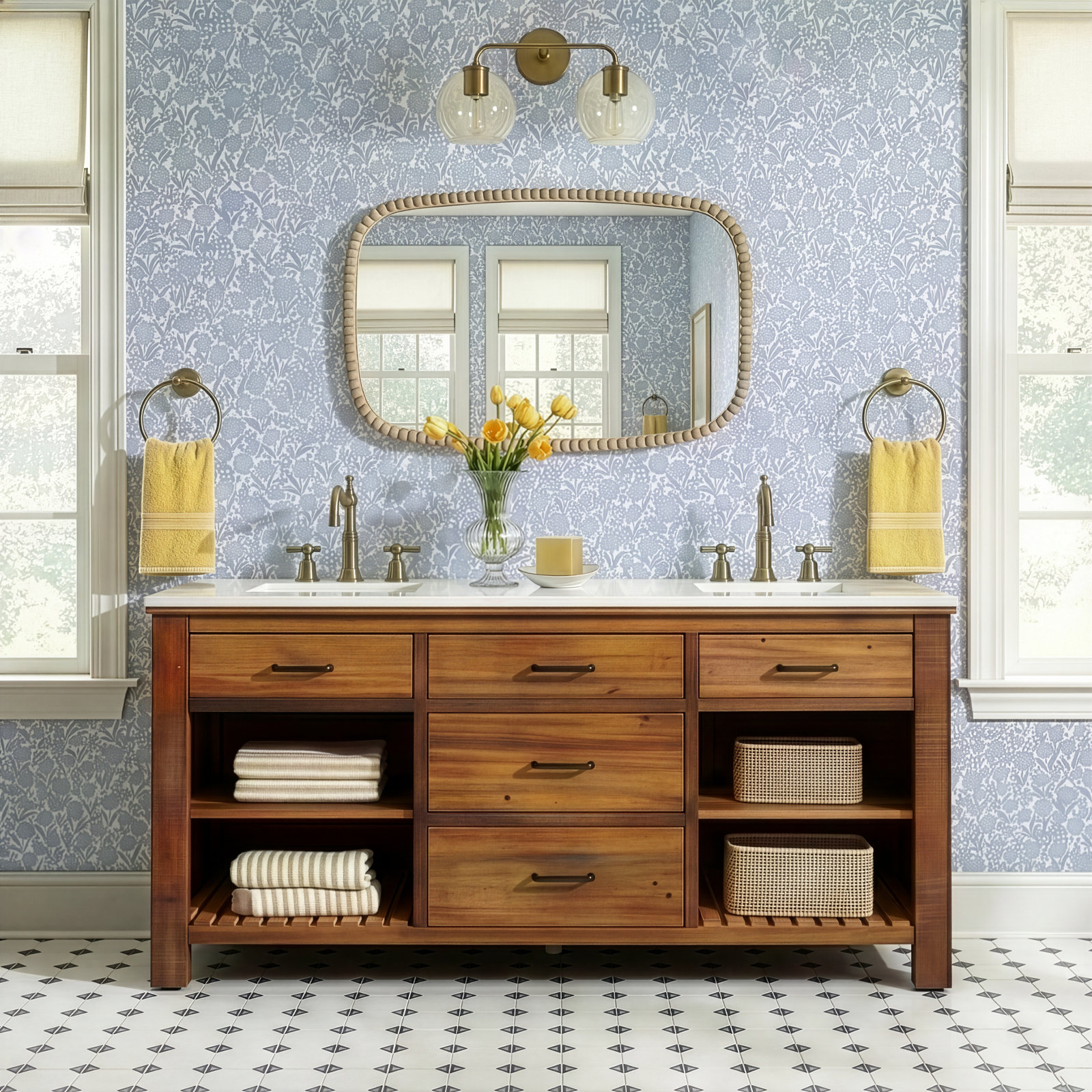 Marlie 72'' Double Bathroom Vanity