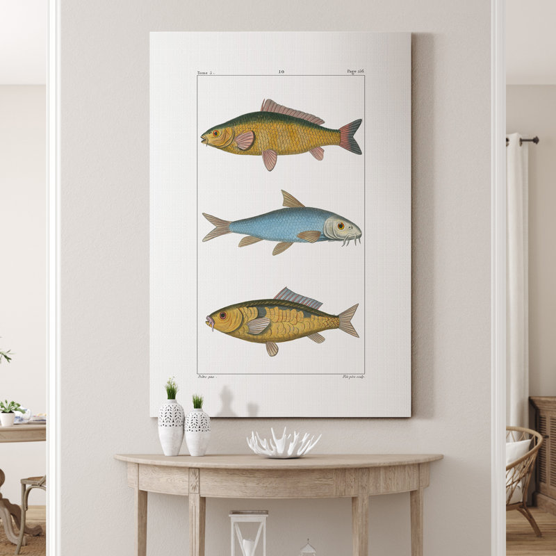 " Freshwater Fish II ", 12" H x 8" W x 1" D